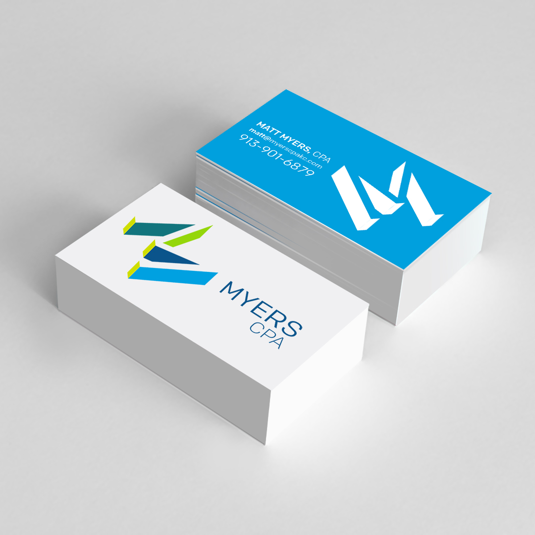 Myers CPA Business cards